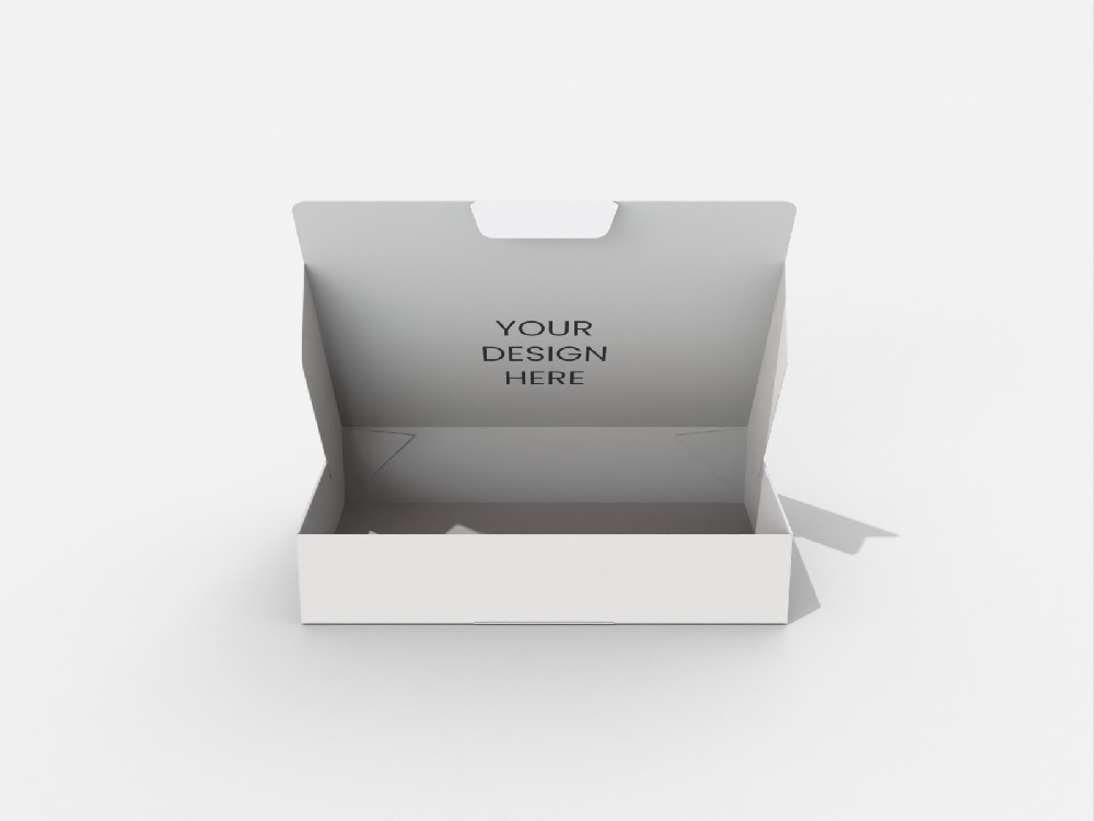 包裝盒設(shè)計需求分析- 折角插鎖飛機(jī)盒型設(shè)計結(jié)構(gòu)圖